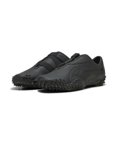 プーマ　スニーカー　黒　レザー　mostro PUMA スニーカー プーマ ユニセックス モストロ レザー メンズ