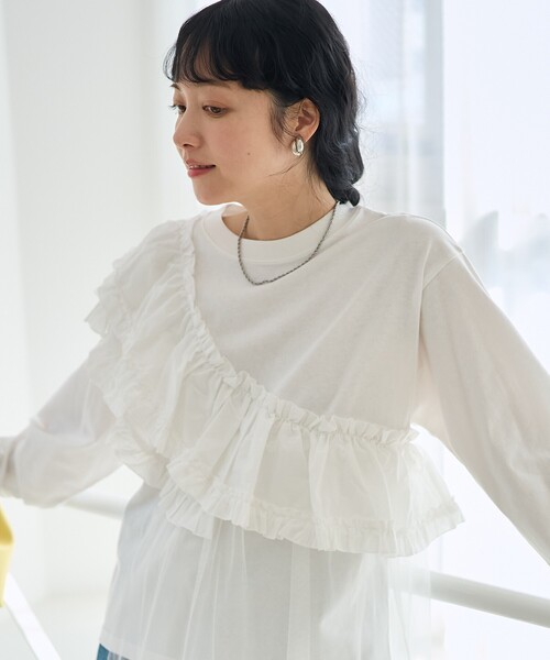FREAK'S STORE（フリークスストア） tシャツ フリルチュールドッキング