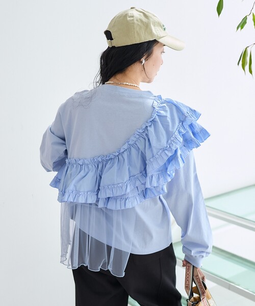チュールフリルロングTシャツ mt07146.jpg