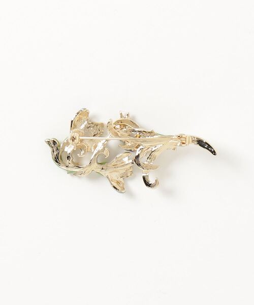 【ANNA SUI】即対応 妖精とスノードロップモチーフ ブローチ 妖精とスノードロップモチーフ ブローチ（ブローチ/コサージュ