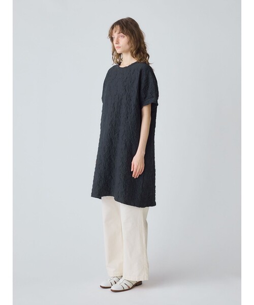 MidiUmi ワンピース ジャカードチュニックワンピース : ZOZOTOWN