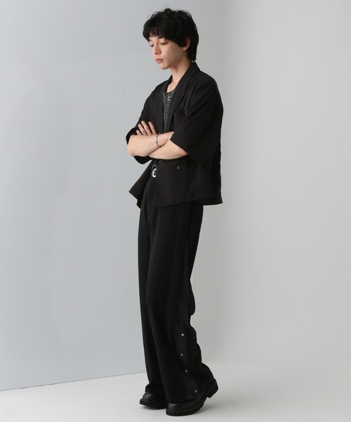 【短丈】HARE ショートダブルジャケット　S HARE ジャケット テーラードジャケット 「SET UP対応」ダブル