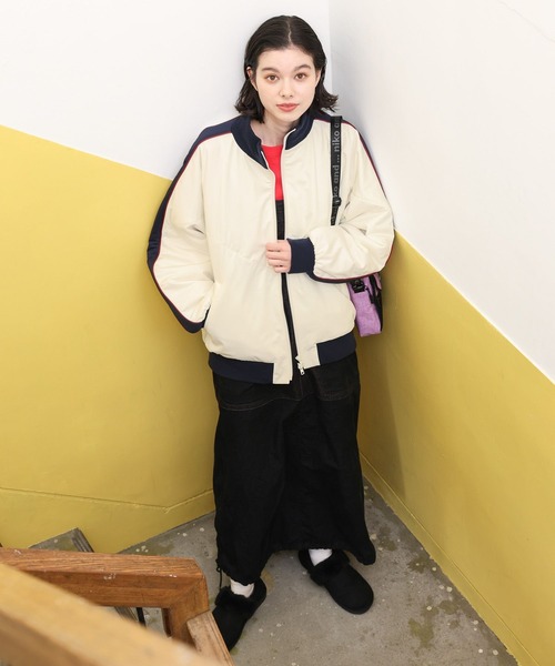 「niko and...」 ブルゾン FREE アイボリー レディース_画像4