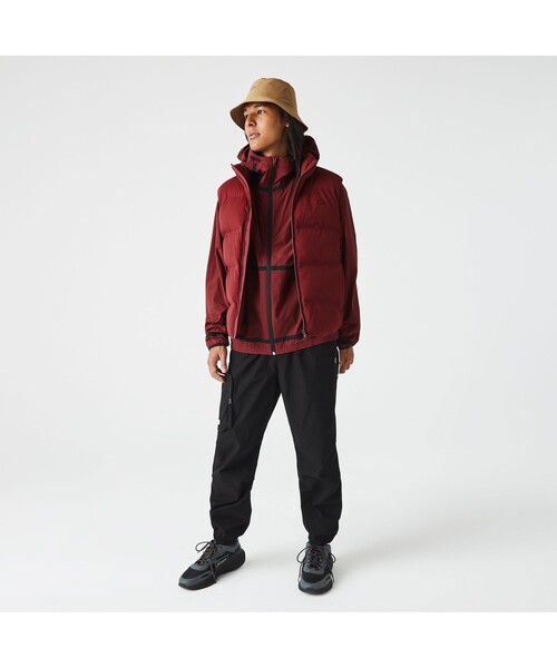 LACOSTE（ラコステ） ベスト 48 ワインレッド メンズ : ZOZOTOWN Yahoo