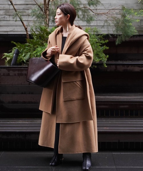 「ETRE TOKYO」 チェスターコート S ベージュ レディース_画像2