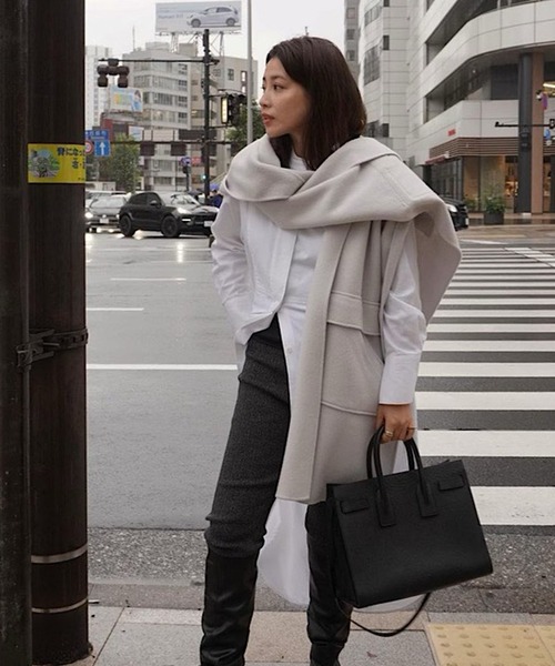 「ETRE TOKYO」 チェスターコート S ベージュ レディース_画像9