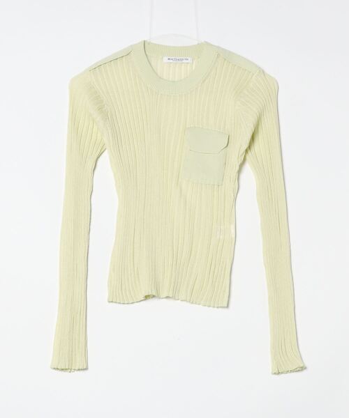「BEAUTY&YOUTH UNITED ARROWS」 長袖ニット FREE イエロー レディース