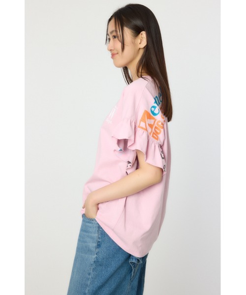 RODEO CROWNS WIDE BOWL tシャツ カスタムリメイクフリルアーム