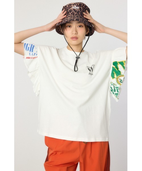 Nike フリルリメイクアメフトシャツ JORDAN BRAND M J TR SS TOP SAIL 24SP-S（ジョーダン ブランド