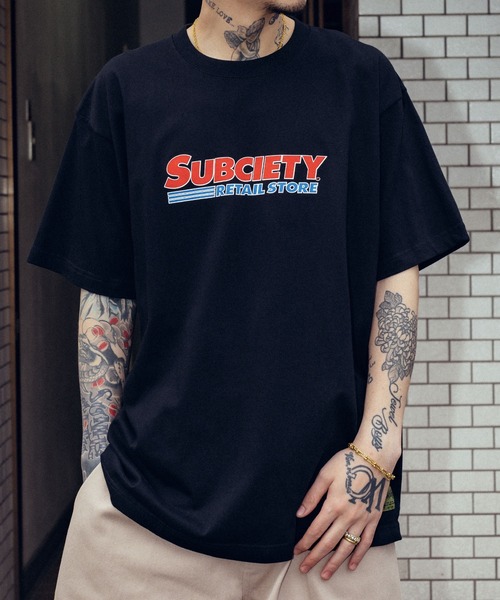 Subciety（サブサエティ） tシャツ Market tee メンズ レディース