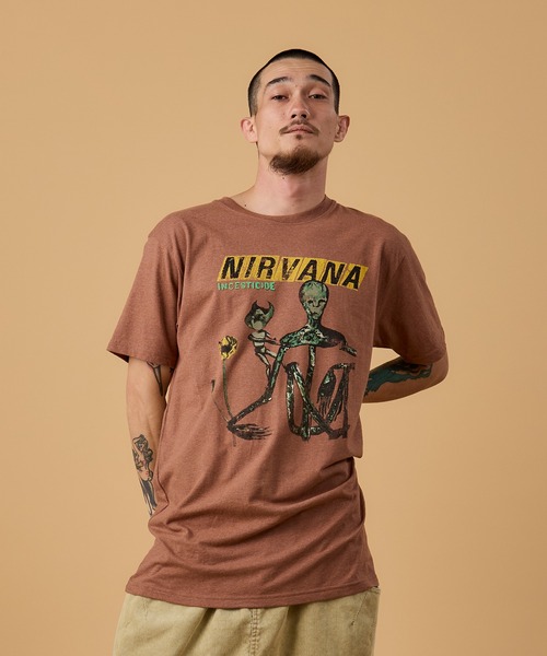 NIRVANA INCESTICIDE クルーネックバンドTシャツ フリークス