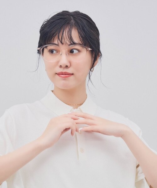 Zoff 伊達メガネ メガネ 眼鏡 ボストン型 メガネ｜クリアカラー｜伊達