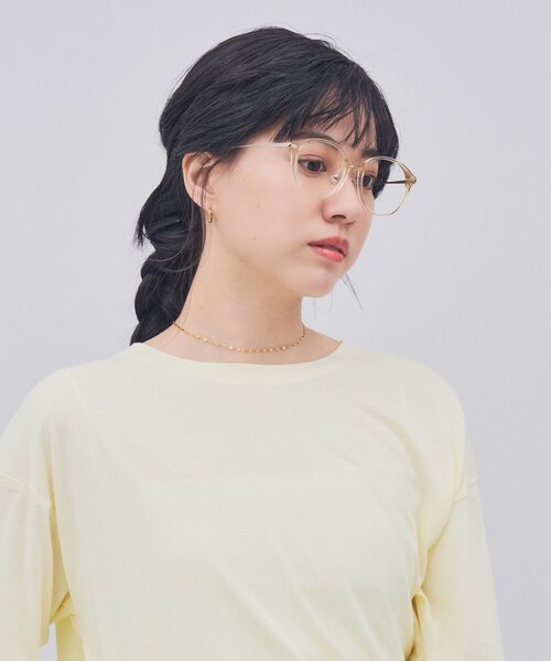 Zoff 伊達メガネ メガネ 眼鏡 ボストン型 メガネ｜クリアカラー｜伊達