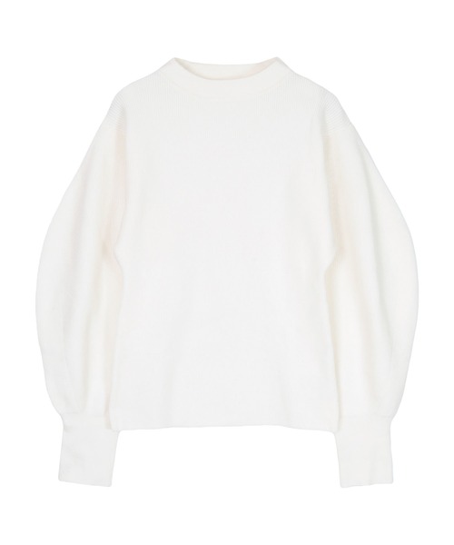 【未使用タグ】ur’sユアーズ カシミヤブレンドボリュームスリーブニット ur's（ユアーズ） ニット セーター ボリュームスリーブウエスト
