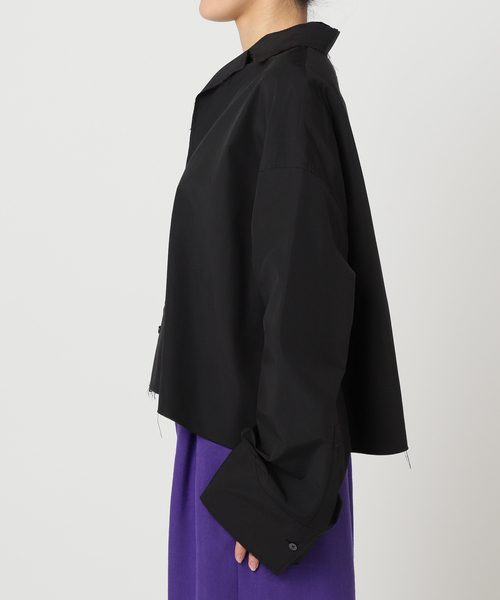 CITYSHOP ブラウス シャツ OPEN COLLAR C/S レディース