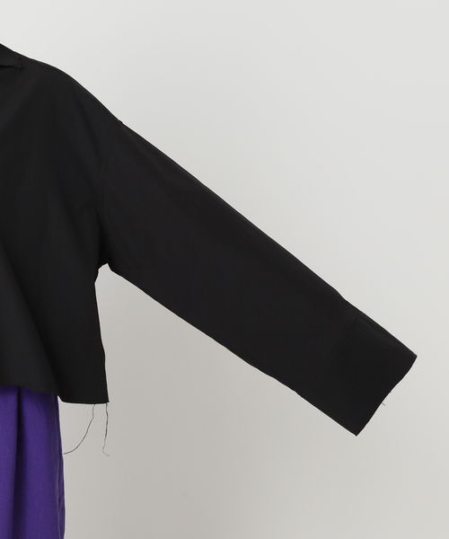 CITYSHOP ブラウス シャツ OPEN COLLAR C/S レディース