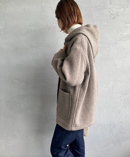 Danton（ダントン） ジップアップブルゾン 36 ベージュ レディース