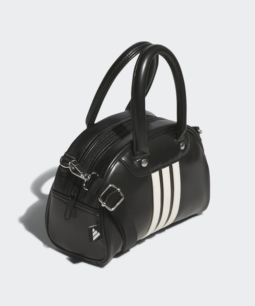 【adidas】ミニボーリングバッグ ブラック 黒 adidas ショルダーバッグ ミニ ボウリングバッグ / アディダス
