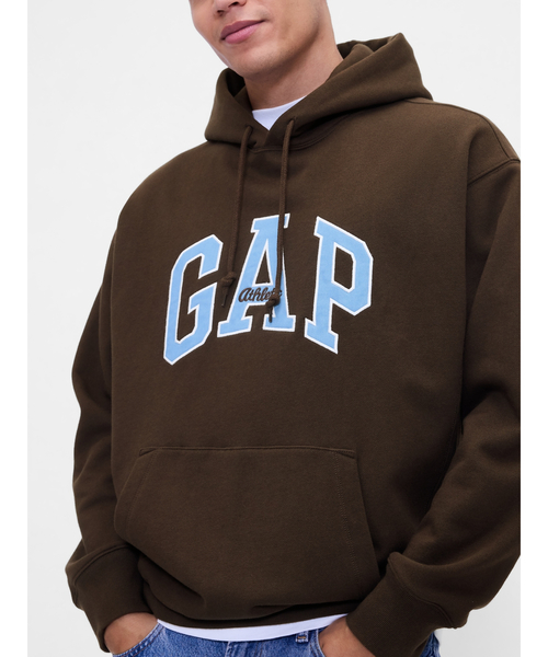 GAP パーカー ヘビーウェイト オーバーサイズ GAPロゴパーカー