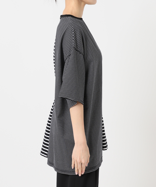 tシャツ ONESIDE GATHER TOP：カットソー レディース CITYSHOP tシャツ ONESIDE GATHER TOP：カットソー レディース