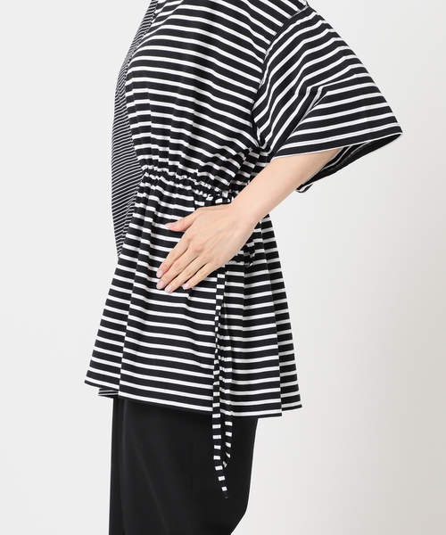 tシャツ ONESIDE GATHER TOP：カットソー レディース CITYSHOP tシャツ ONESIDE GATHER TOP：カットソー レディース