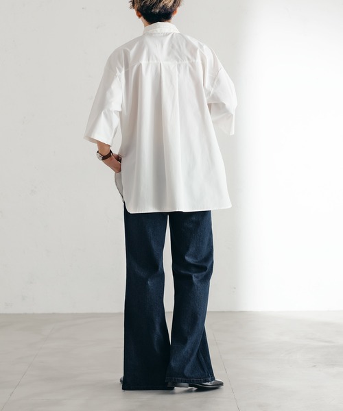 「epnok」 ブーツカットデニムパンツ LARGE ダークインディゴブルー メンズ