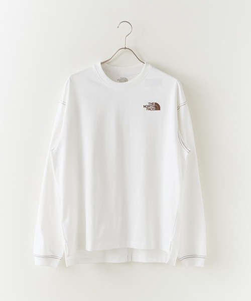 新品 THE NORTH FACE ロゴ刺繍 ステッチ 長袖 ロンT Lサイズ THE NORTH FACE tシャツ FACE/ザ・ノースフェイス ESSENTIAL L