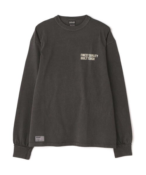「schott」 長袖Tシャツ M ベージュ メンズ