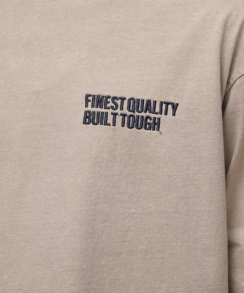 「schott」 長袖Tシャツ M ベージュ メンズ