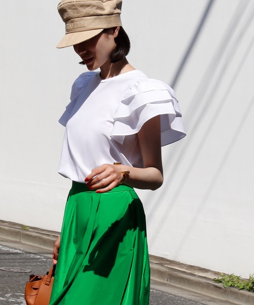 「ELFRANK」 ノースリーブトップス FREE ブラック レディース_画像6