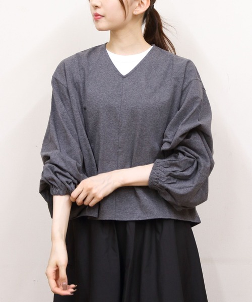 ORCIVAL（オーシバル） tシャツ Vネックプルオーバー V-NECK PULLOVER