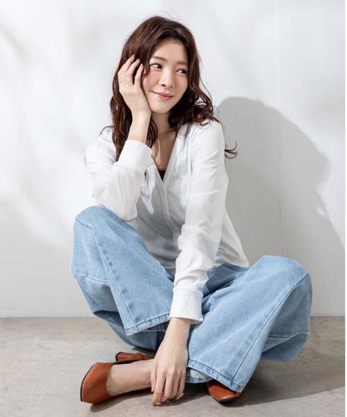 カーディガン 「UVカット」“冷房＆紫外線”Wガード！軽やかに羽織れて着映えも叶う。大人のための薄手カットソーカーディガン レディース | MILLION CARATS | 29