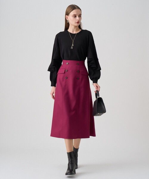 アナイ　スカート ANAYI（アナイ） スカート ブライトツイルAラインスカート : ZOZOTOWN