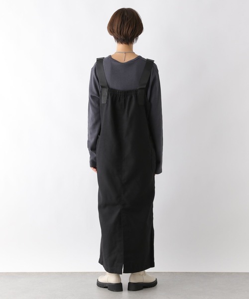 LEPSIM（レプシィム） 「Dickies」サロペットスカート FREE ブラック