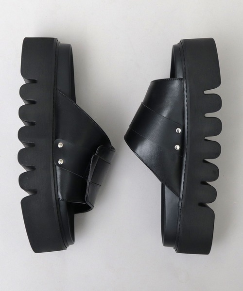 「glabella」 サンダル L ブラック メンズ_画像4