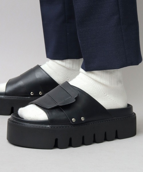 「glabella」 サンダル L ブラック メンズ_画像9