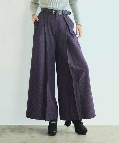 HARE（ハレ） ワイドパンツ パンツ VINTAGEジャガードワイドパンツ