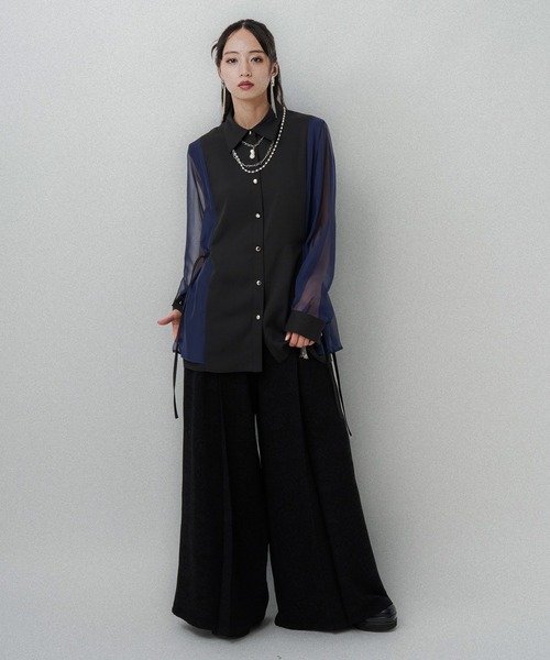 HARE（ハレ） パンツ VINTAGEジャガードワイドパンツ(HARE) レディース