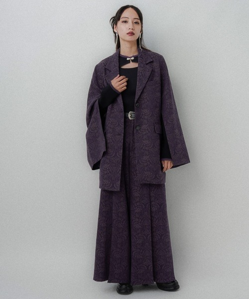 HARE（ハレ） パンツ VINTAGEジャガードワイドパンツ(HARE) レディース