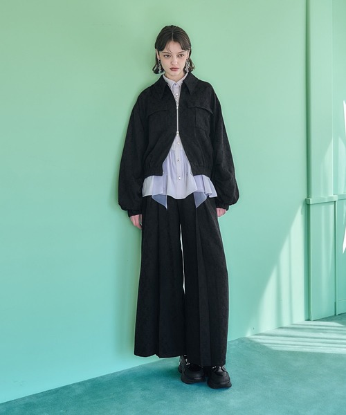 HARE(ハレ) ワイドパンツ パンツ VINTAGEジャガードワイドパンツ HARE(ハレ) ワイドパンツ パンツ VINTAGEジャガードワイドパンツ