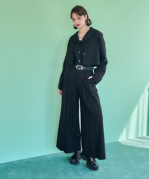 HARE（ハレ） ワイドパンツ パンツ VINTAGEジャガードワイドパンツ