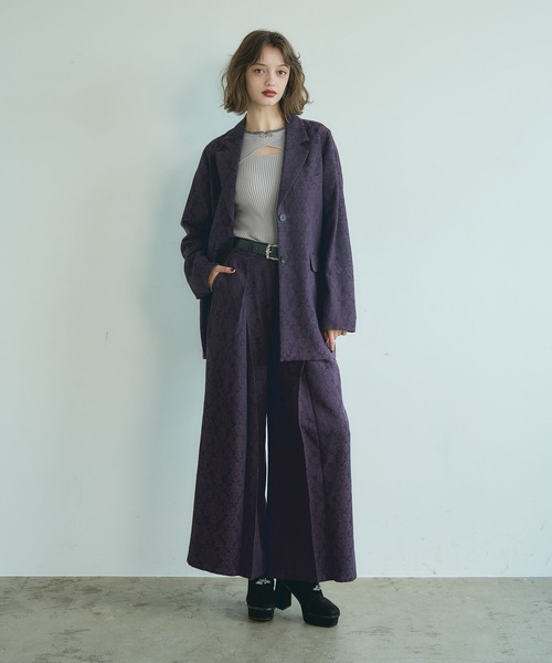 HARE（ハレ） ワイドパンツ パンツ VINTAGEジャガードワイドパンツ
