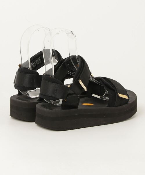 「SUICOKE」 フラットサンダル 24cm ブラック レディース_画像2