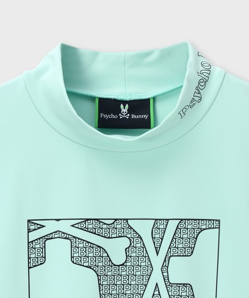 tシャツ 「GOLF」オリジナル総柄アートワーク モックネックＴシャツ メンズ_17