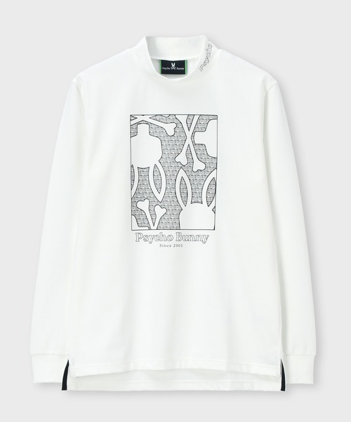 tシャツ 「GOLF」オリジナル総柄アートワーク モックネックＴシャツ メンズ_7