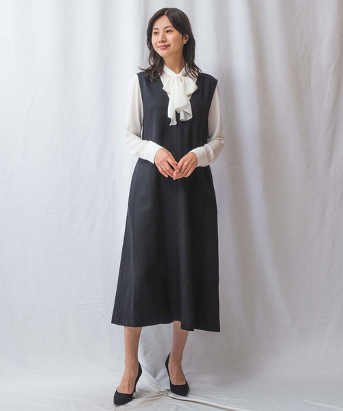 ナラカミーチェ（NARACAMICIE）/【NARACAMICIE】ラチネジャンパースカート NARACAMICIE（ナラカミーチェ） スカート 「NARACAMICIE」ラチネ