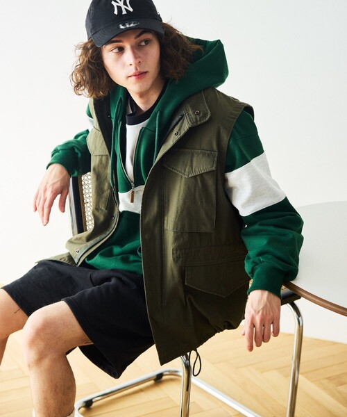 FREAK'S STORE（フリークスストア） ベスト MEDIUM モスグリーン