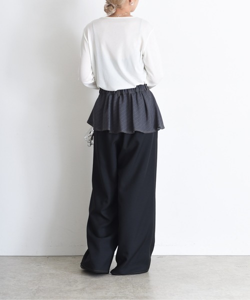 Eimee Law（エイミーロウ） パンツ アシメスカート レイヤードパンツ