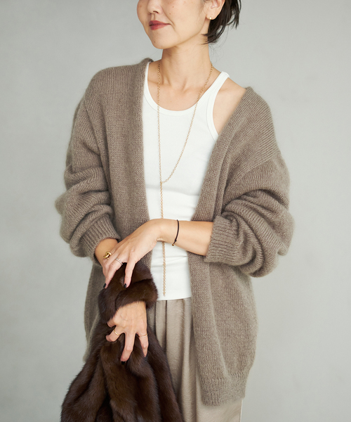 新品＊PlageジェームスシャルロットJAMES CHARLOTTEカーディガン plage カーディガン JAMES CHARLOTTE / ジェームスシャルロット