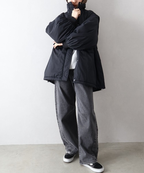 SpRay（スプレイ） ダウンコート ダウンジャケット 袖取り外し中綿
